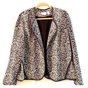 Chico’s Black & White Jacket - worn once